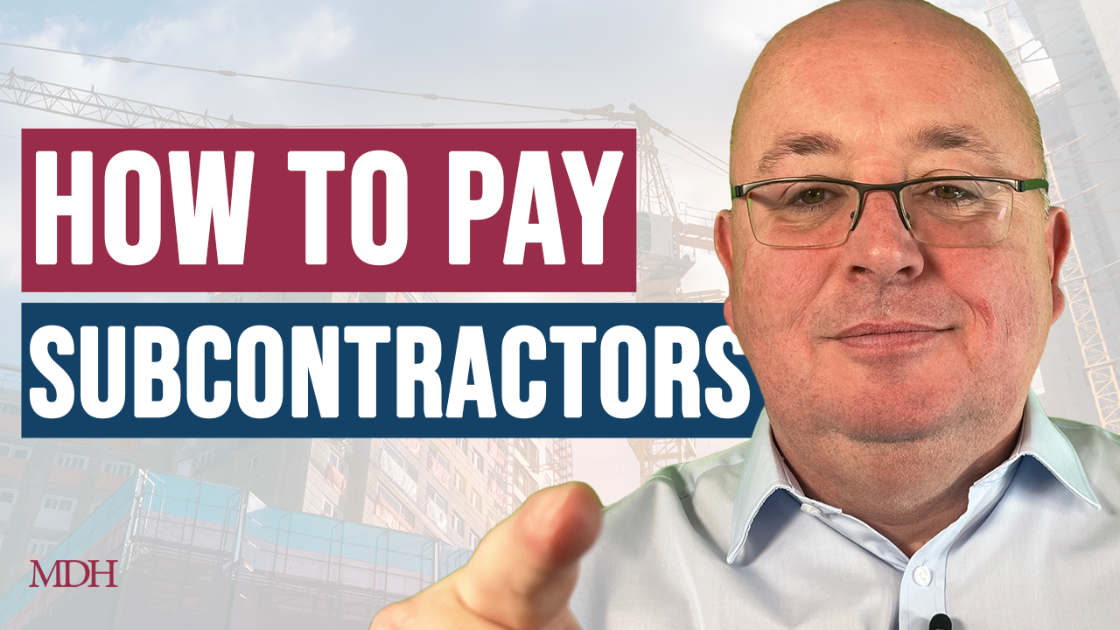Construction Industry Scheme, paying subcontractors