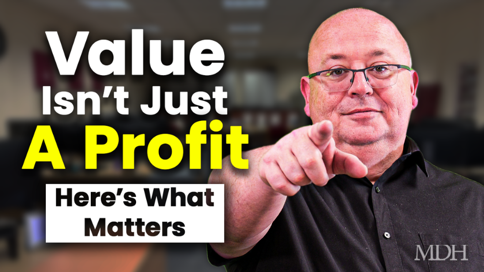 Business owner considering what their business is actually worth